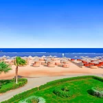 Pickalbatros Oasis Port Ghalib resort with its stunning beachfront and luxurious pools.