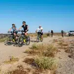 bike trails in Marsa Alam with scenic desert and sea views